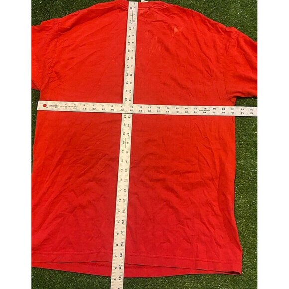 Vintage St. Louis Cardinals shirt mens large red Y2K retro script Pujols 7 - Picture 11 of 12